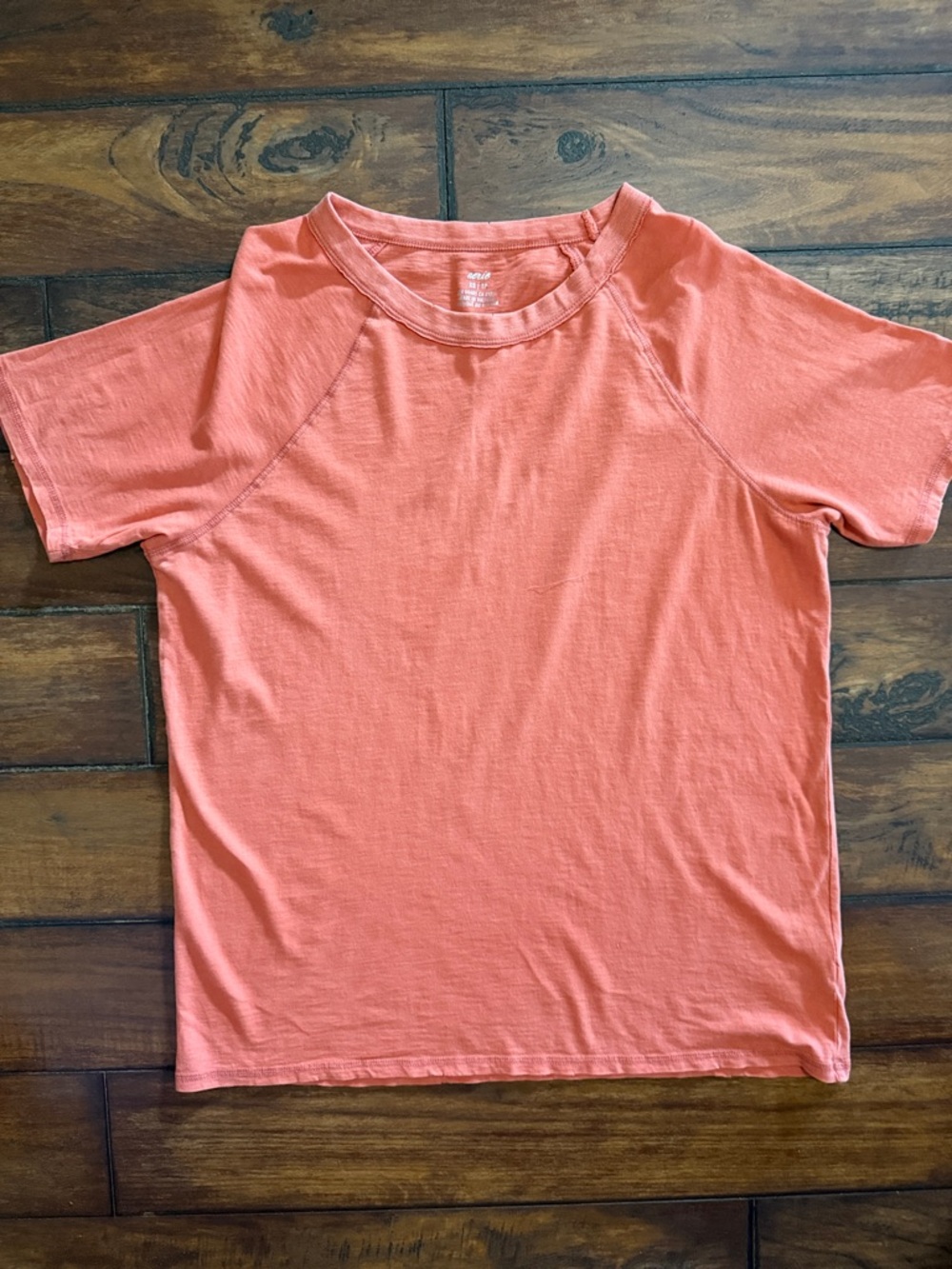 aerie Coral Short Sleeve Tee